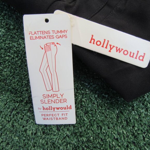 Brand New Hollywould Black Classic Bootcut Pants Slacks Size 3 Simply Slender - Picture 7 of 9